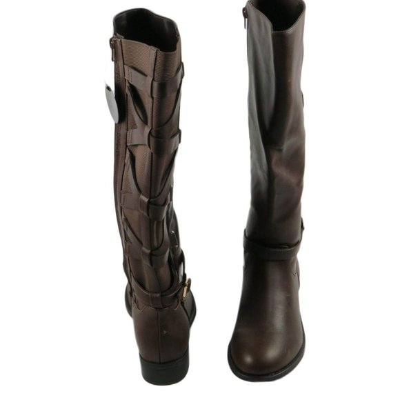 Women Boots Thalia Sodi Veronika Tall Boots Size‎ 7 Brown - Picture 3 of 5